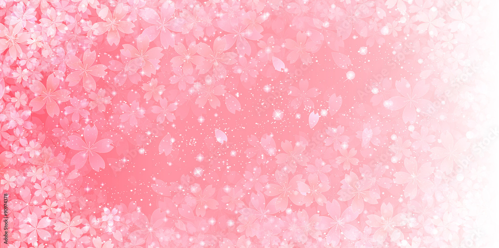桜 和紙 背景 桜 和紙 背景