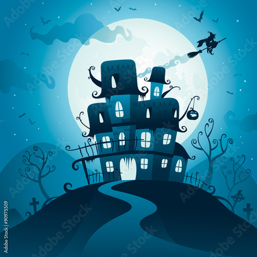 Halloween haunted house