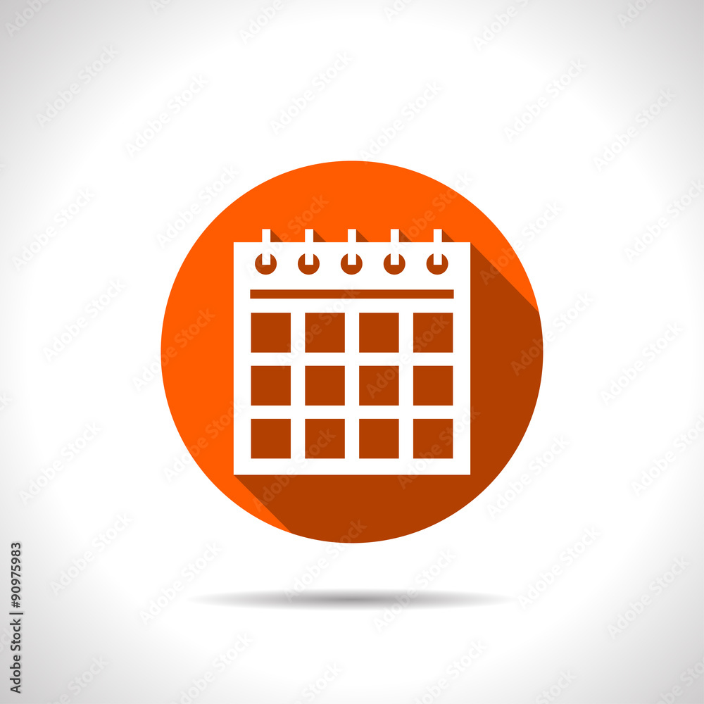 Naklejka premium icon of calendar