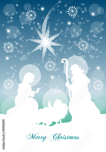 Merry Christmas - Nativita' sotto la Neve