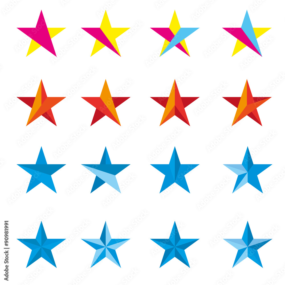 Star vector design logo Star vector design logo