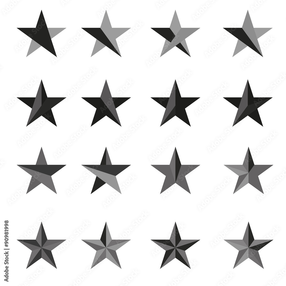 Obraz premium Star vector design logo 