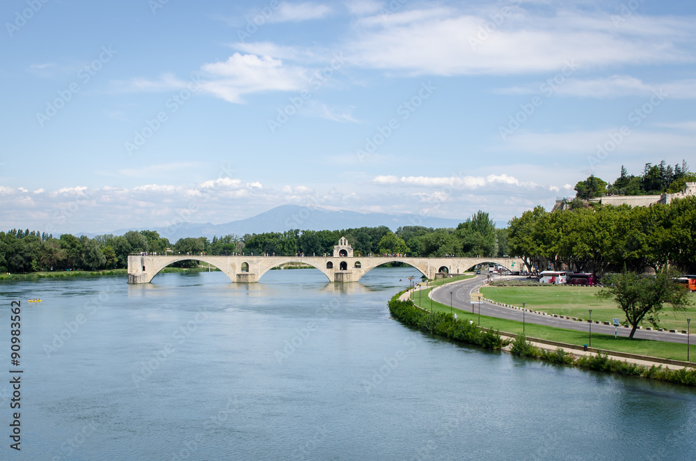 Pont Saint Benezet in Avignon, France