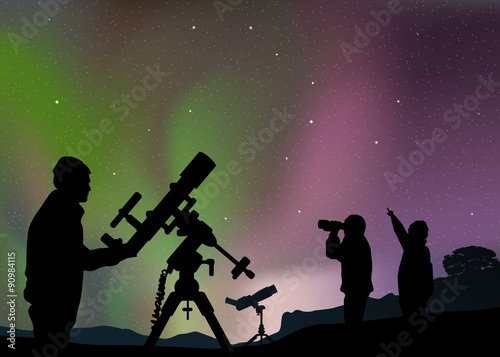 Paysage Astronomie Aurore Boreale © pict rider