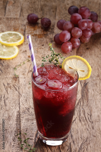 red grape summer drink