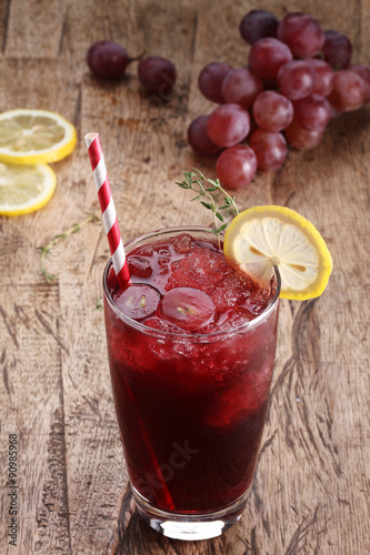 red grape summer drink