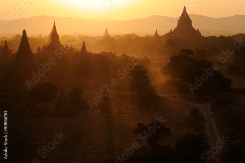 Sunset at Bagan, Myanmar (Burma)