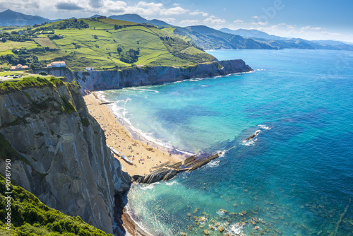 Cliffs of Zumaia, Basque Country (Spain) photo