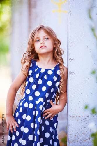 little golden-haired girl photo