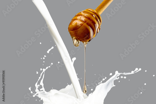 Honey Drip and Milk Splash