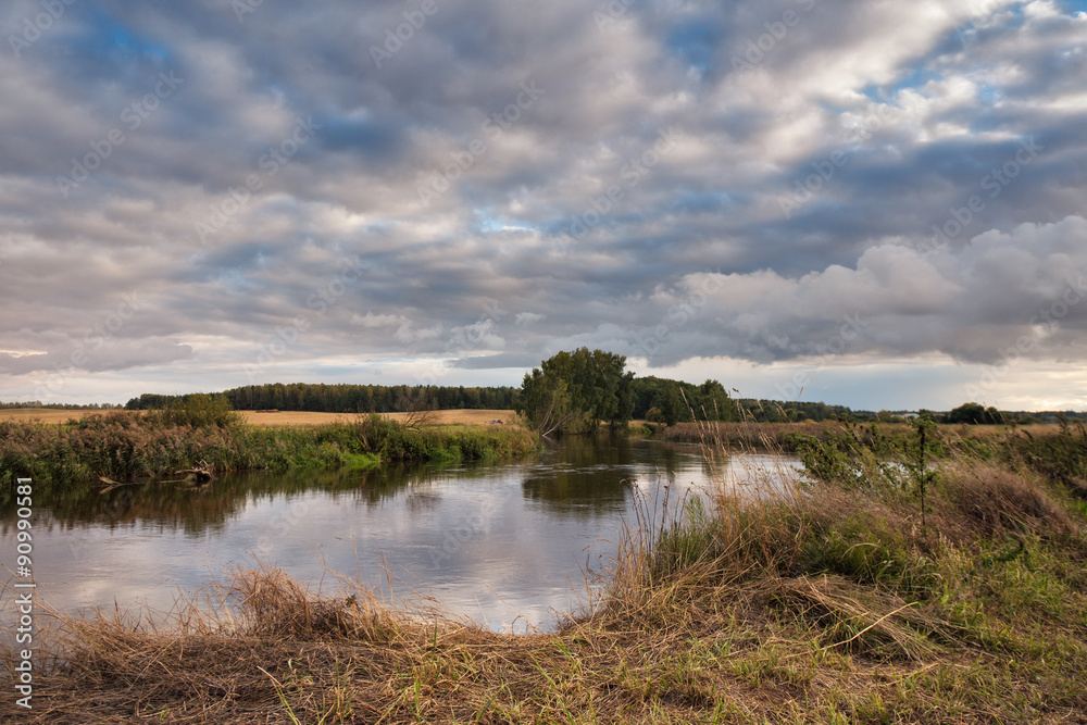 September on the river Svisloch, Belarus