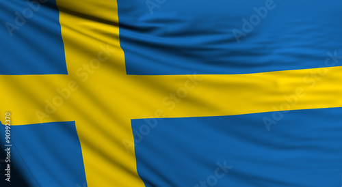 Sweden Flag  Swedish Background