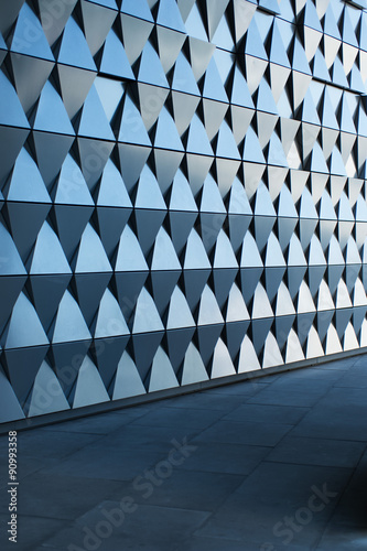 triangular shaped wall design