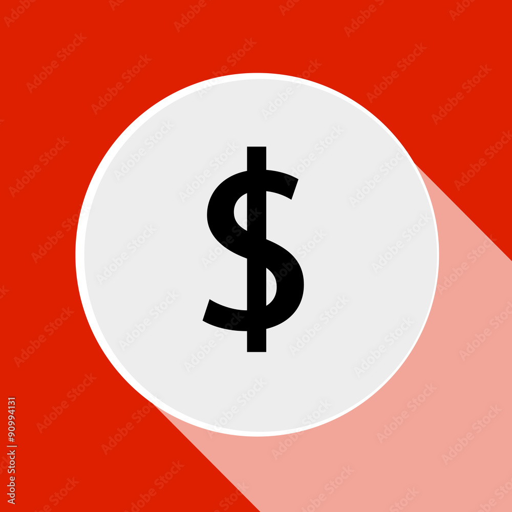 Money icon - dollar sign. Vector illustration. Eps 10 Money icon - dollar sign. Vector illustration. Eps 10