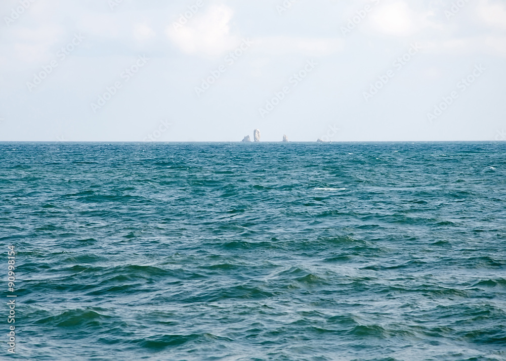 Rock Ships not far from the banks of the Opuk nature reserve Rock Ships not far from the banks of the Opuk nature reserve