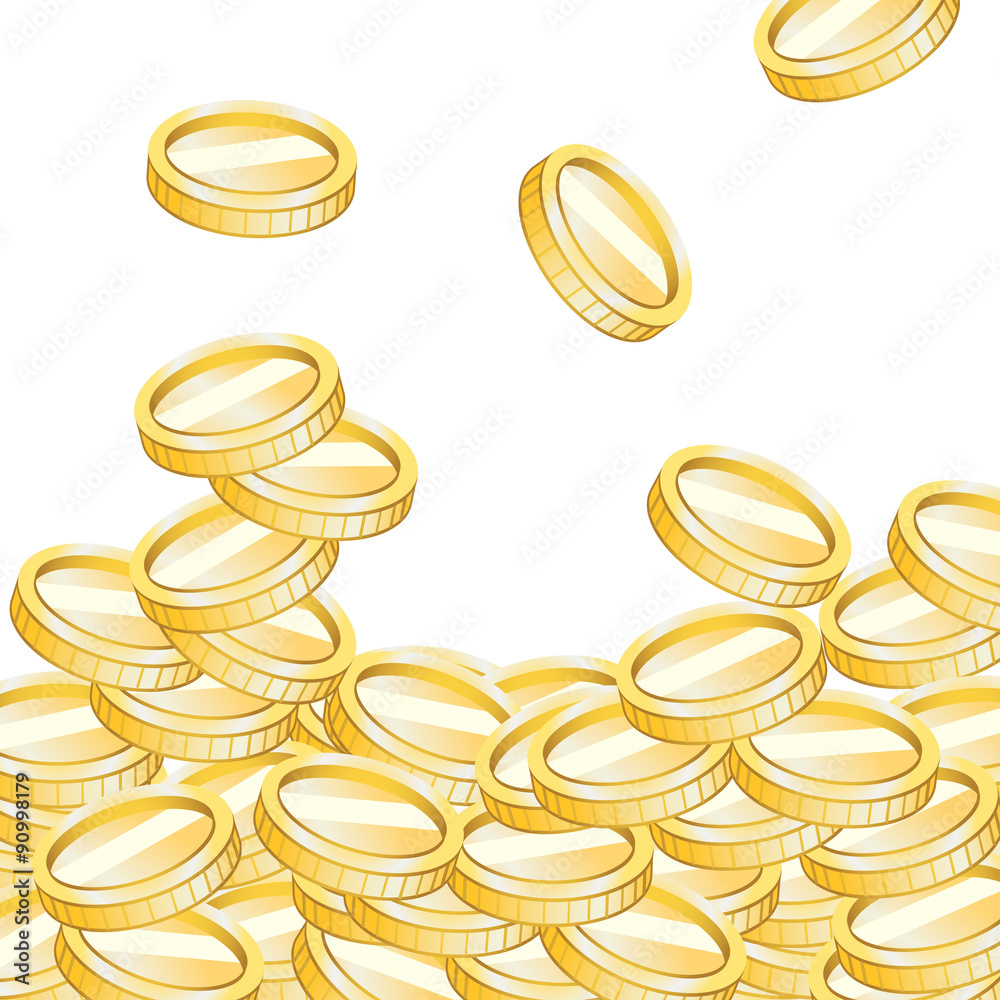 Vector of Coin Stack Vector of Coin Stack