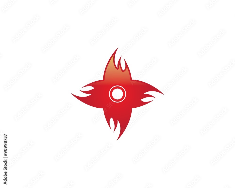 Flower Flame Logo Flower Flame Logo
