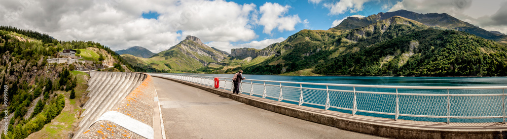 Barrage de Roselend en Savoie