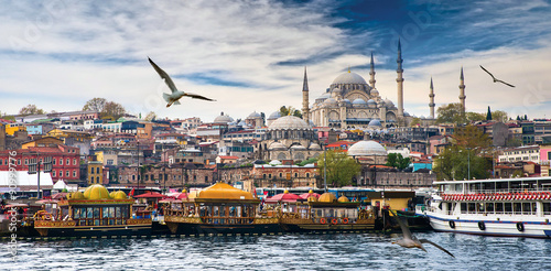 Fotótapéta Istanbul the capital of Turkey, eastern tourist city.