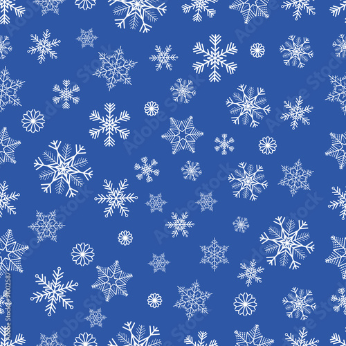 Winter seamless background