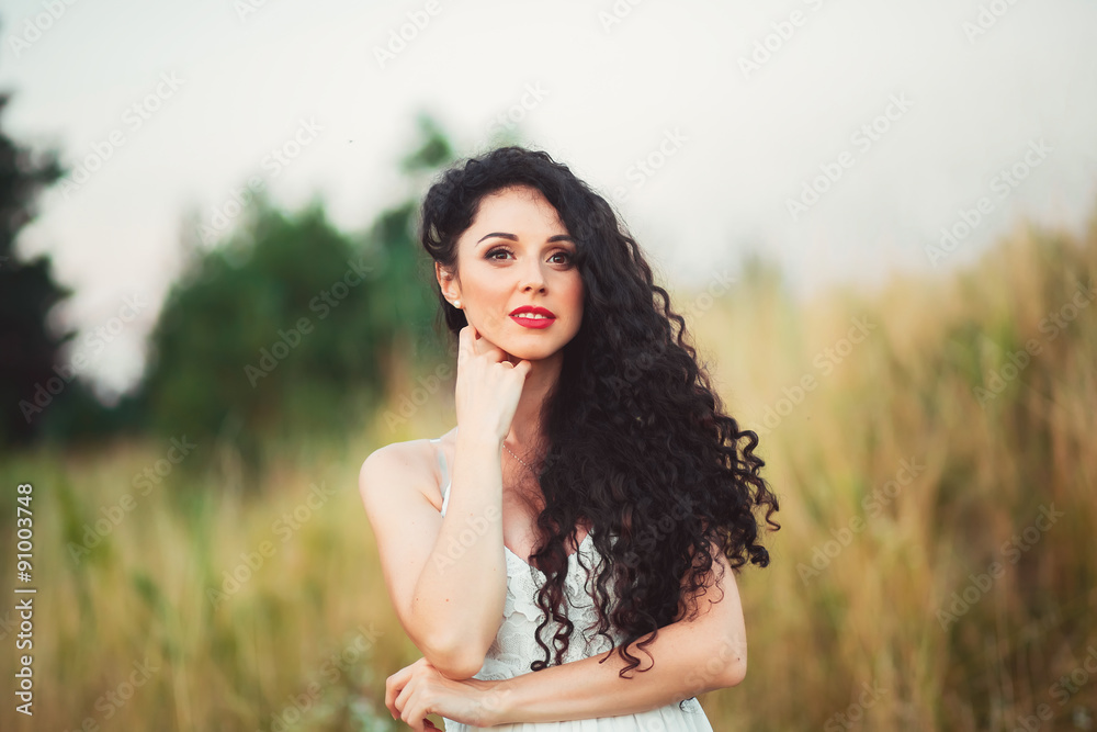 beautiful young woman with long beautiful hair beautiful young woman with long beautiful hair