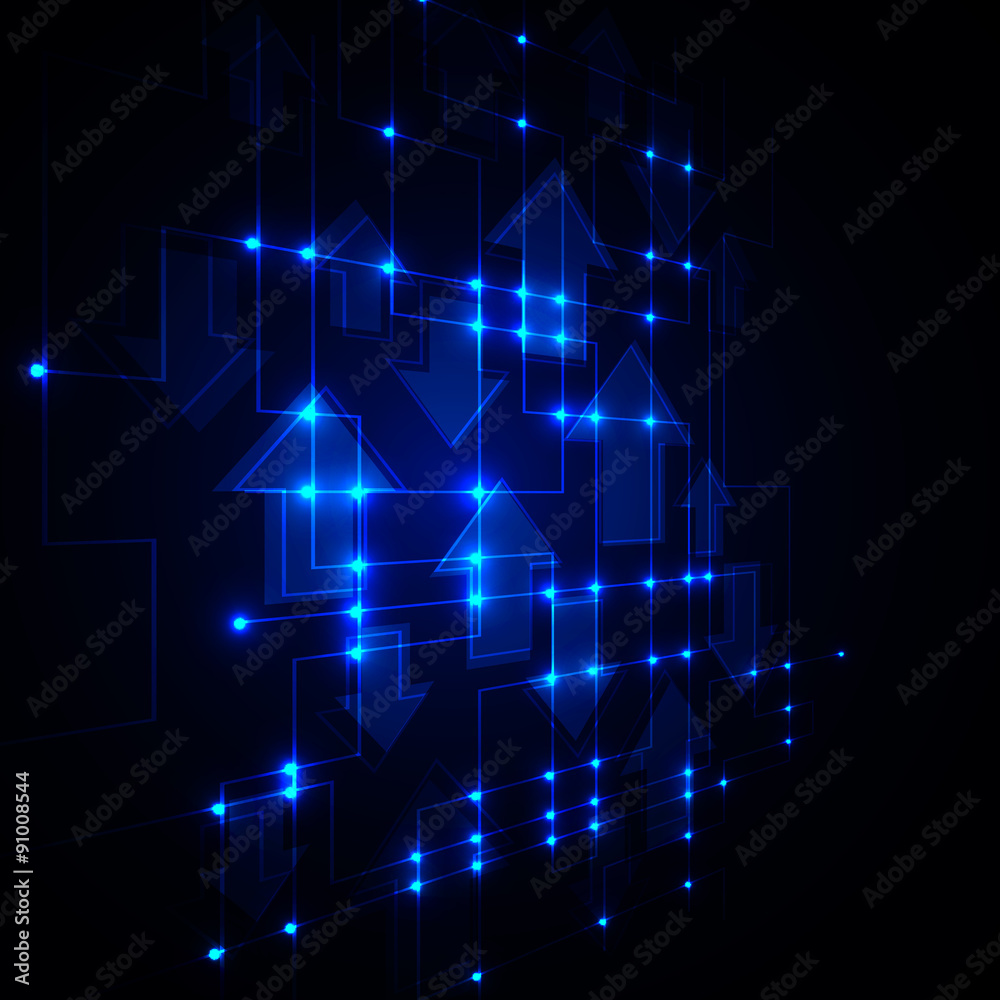 vector digital speed technology, abstract background