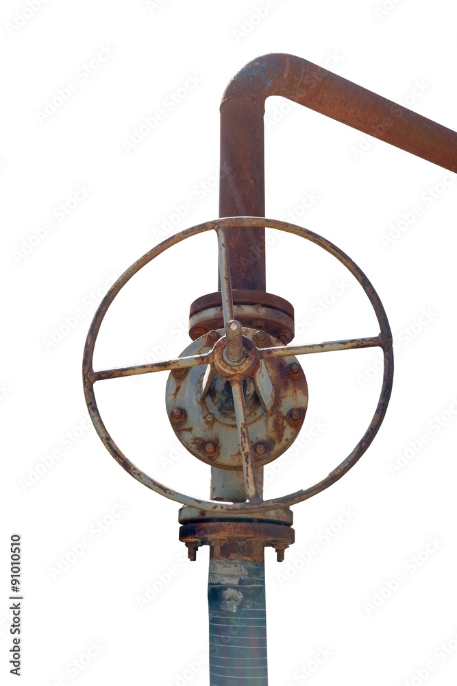 Obraz premium Rusted valve