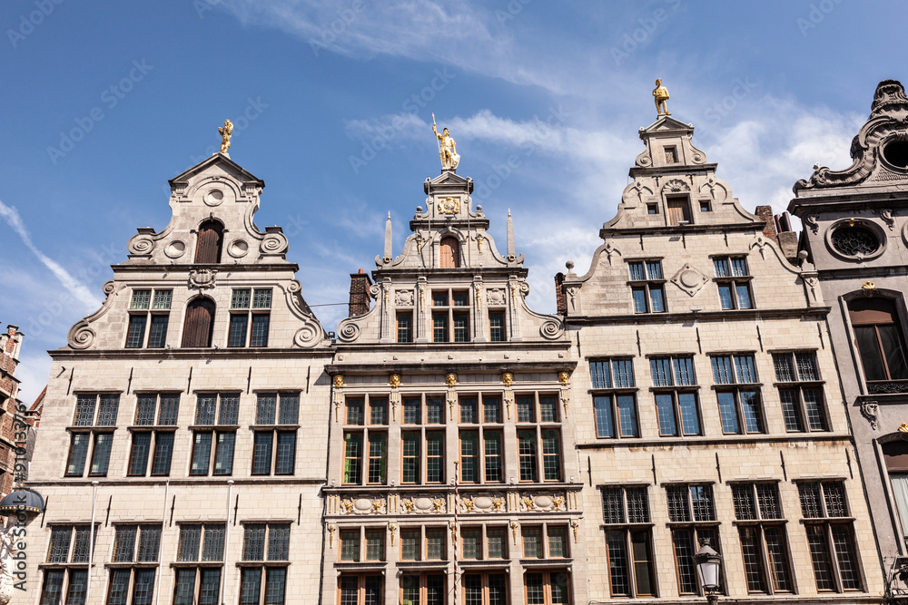 Old buildings in Antwerp, Belgium