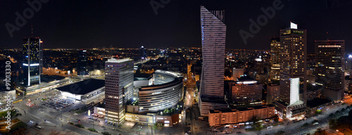 Warsaw by night #91013330