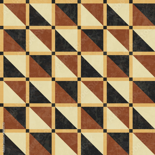 marble floor tiles, abstract geometric pattern with texture, seamless vector illustration