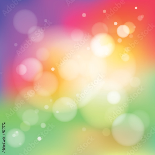 Abstract colorful blurred vector background