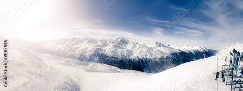 Alpenpanorama bei Gurgl, Tirol