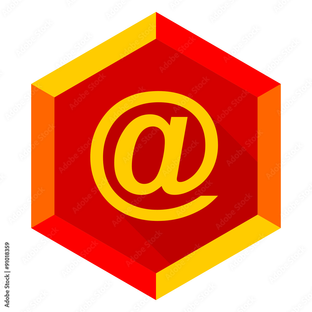 email flat design modern icon email flat design modern icon