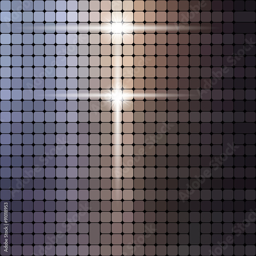 Shiny metallic texture pattern, vector background