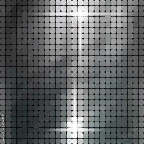 Shiny metallic texture pattern, vector background