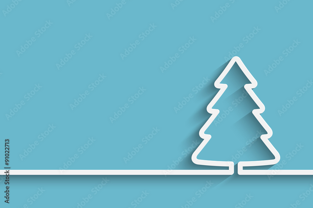 Creative paper Christmas tree Creative paper Christmas tree