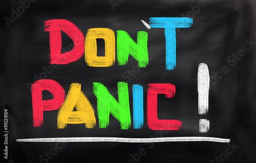 Don't Panic Concept