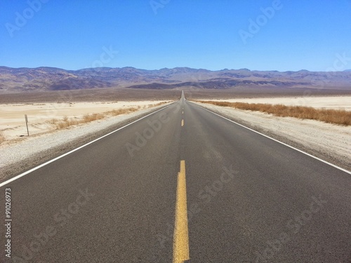 Road through Death Valley