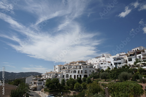 Bonitas calles del municipio andaluz de Frigiliana en la provincia de Málaga, Andalucía