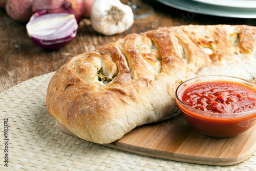 Stromboli Stuffed Bread