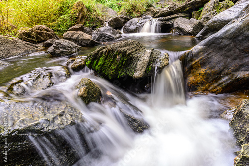 Khlong Lan waterfall in national park, Kamphaeng Phet Thailand.