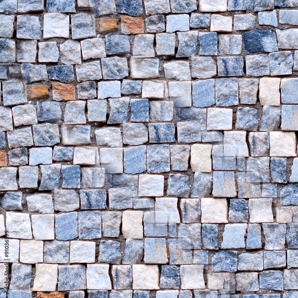 Fototapeta premium colorful mosaic of different stones