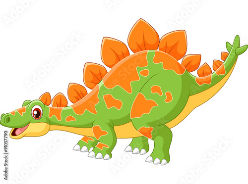 Cartoon cute dinosaur

