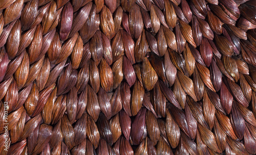 Water hyacinth weaving photo