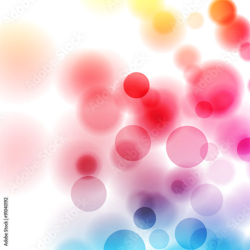 kolorowe koła wektor