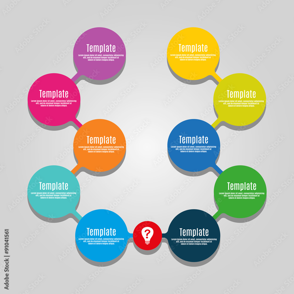 metaball colorful round diagram metaball colorful round diagram