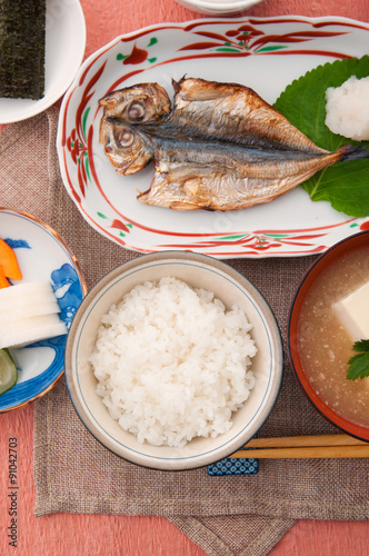 日本の朝食