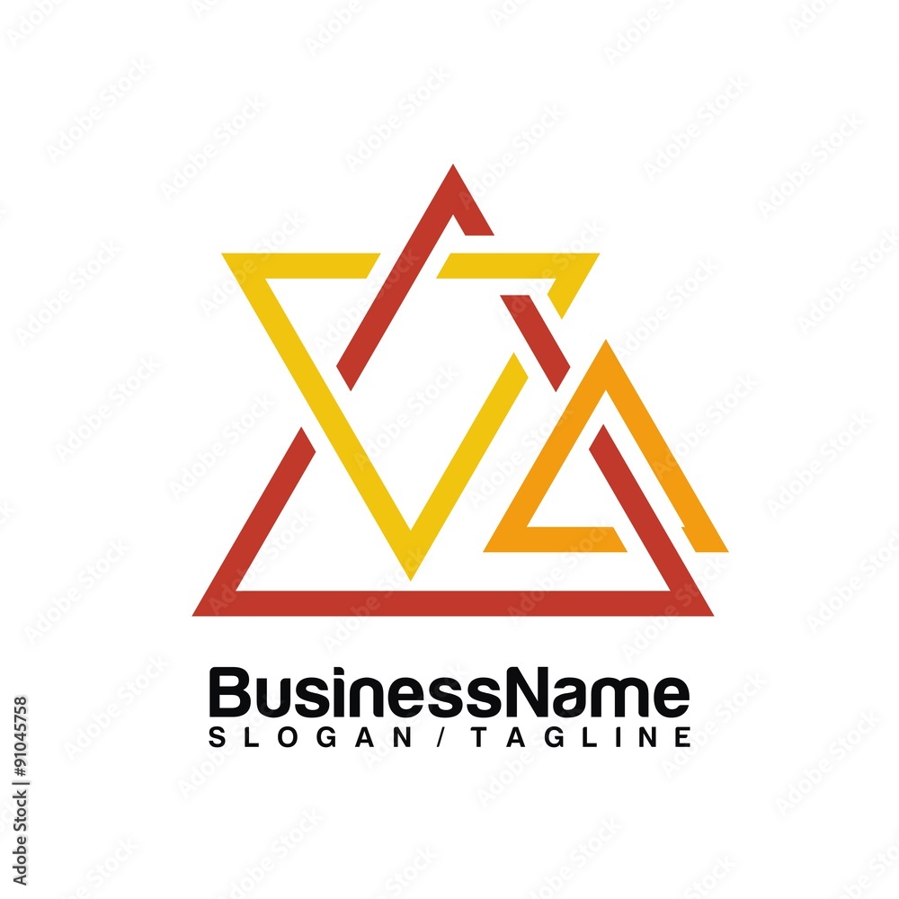 triangle vector logo icon triangle vector logo icon