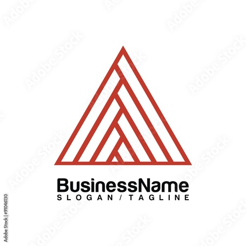 triangle vector logo icon