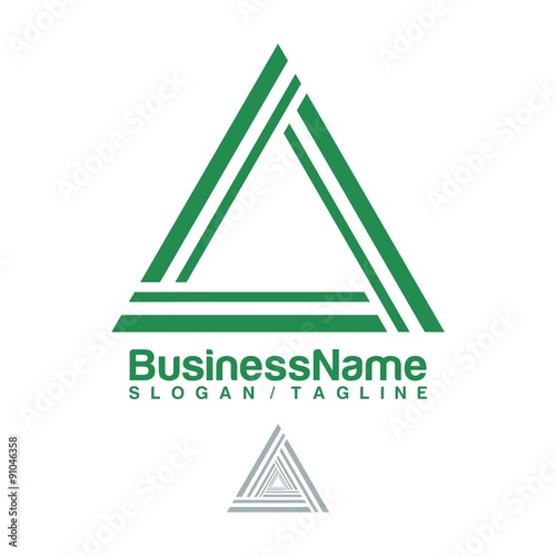 triangle vector logo icon